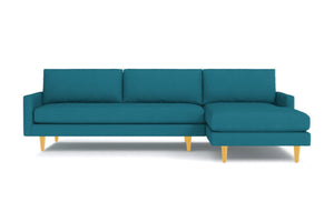 Scott 2pc Sectional Sofa :: Leg Finish: Natural / Configuration: RAF - Chaise on the Right