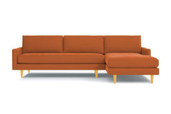 Scott 2pc Sectional Sofa :: Leg Finish: Natural / Configuration: RAF - Chaise on the Right