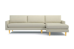 Scott 2pc Sectional Sofa :: Leg Finish: Natural / Configuration: RAF - Chaise on the Right