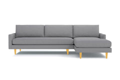 Scott 2pc Sectional Sofa :: Leg Finish: Natural / Configuration: RAF - Chaise on the Right