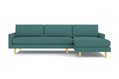 Scott 2pc Sectional Sofa :: Leg Finish: Natural / Configuration: RAF - Chaise on the Right