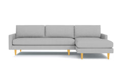 Scott 2pc Sectional Sofa :: Leg Finish: Natural / Configuration: RAF - Chaise on the Right