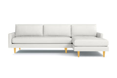 Scott 2pc Sectional Sofa :: Leg Finish: Natural / Configuration: RAF - Chaise on the Right