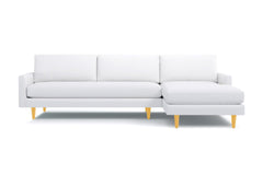 Scott 2pc Sectional Sofa :: Leg Finish: Natural / Configuration: RAF - Chaise on the Right