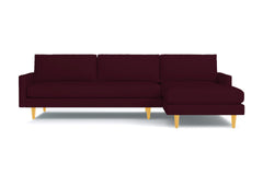 Scott 2pc Sectional Sofa :: Leg Finish: Natural / Configuration: RAF - Chaise on the Right