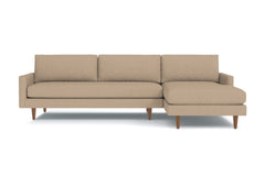 Scott 2pc Sectional Sofa :: Leg Finish: Pecan / Configuration: RAF - Chaise on the Right