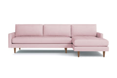 Scott 2pc Sectional Sofa :: Leg Finish: Pecan / Configuration: RAF - Chaise on the Right