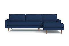 Scott 2pc Sectional Sofa :: Leg Finish: Pecan / Configuration: RAF - Chaise on the Right