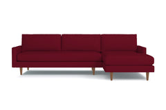 Scott 2pc Sectional Sofa :: Leg Finish: Pecan / Configuration: RAF - Chaise on the Right