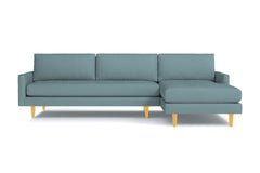 Scott 2pc Sectional Sofa :: Leg Finish: Natural / Configuration: RAF - Chaise on the Right