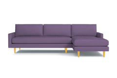 Scott 2pc Sectional Sofa :: Leg Finish: Natural / Configuration: RAF - Chaise on the Right