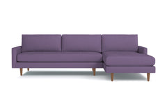 Scott 2pc Sectional Sofa :: Leg Finish: Pecan / Configuration: RAF - Chaise on the Right