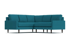 Scott 2pc L-Sectional w/ Loveseat :: Leg Finish: Espresso