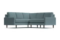 Scott 2pc L-Sectional w/ Loveseat :: Leg Finish: Espresso