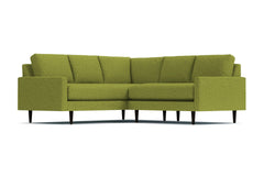 Scott 2pc L-Sectional w/ Loveseat :: Leg Finish: Espresso