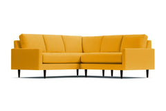 Scott 2pc L-Sectional w/ Loveseat :: Leg Finish: Espresso