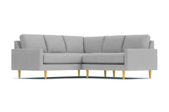 Scott 2pc L-Sectional w/ Loveseat :: Leg Finish: Natural