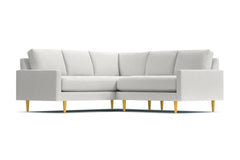 Scott 2pc L-Sectional w/ Loveseat :: Leg Finish: Natural