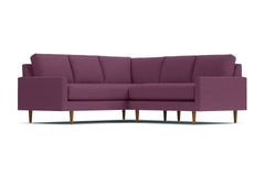 Scott 2pc L-Sectional Sofa :: Leg Finish: Pecan