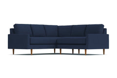 Scott 2pc L-Sectional w/ Loveseat :: Leg Finish: Pecan