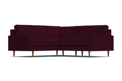 Scott 2pc L-Sectional w/ Loveseat :: Leg Finish: Pecan