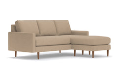 Scott Reversible Chaise Sofa :: Leg Finish: Pecan