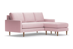 Scott Reversible Chaise Sofa :: Leg Finish: Pecan