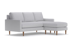 Scott Reversible Chaise Sofa :: Leg Finish: Pecan