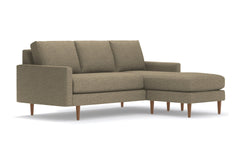 Scott Reversible Chaise Sofa :: Leg Finish: Pecan