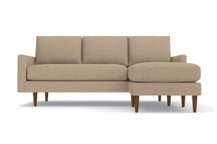 Scott Reversible Chaise Sofa :: Leg Finish: Pecan