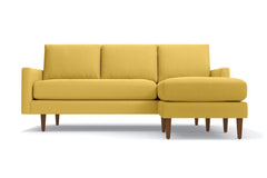 Scott Reversible Chaise Sofa :: Leg Finish: Pecan