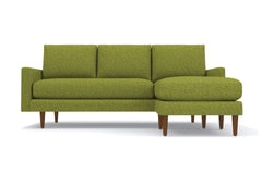 Scott Reversible Chaise Sofa :: Leg Finish: Pecan