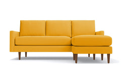 Scott Reversible Chaise Sofa :: Leg Finish: Pecan