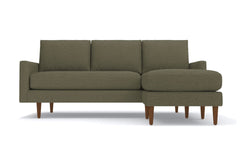 Scott Reversible Chaise Sofa :: Leg Finish: Pecan