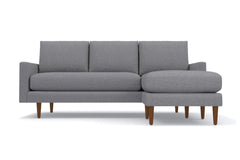 Scott Reversible Chaise Sofa :: Leg Finish: Pecan