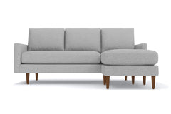 Scott Reversible Chaise Sofa :: Leg Finish: Pecan