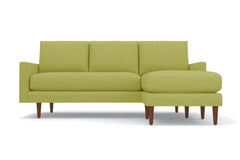 Scott Reversible Chaise Sofa :: Leg Finish: Pecan