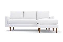 Scott Reversible Chaise Sofa :: Leg Finish: Pecan