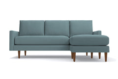 Scott Reversible Chaise Sofa :: Leg Finish: Pecan