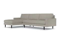 Scott 2pc Sectional Sofa :: Leg Finish: Espresso / Configuration: LAF - Chaise on the Left