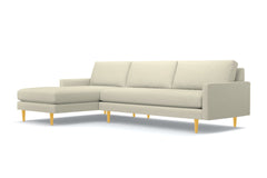 Scott 2pc Sectional Sofa :: Leg Finish: Natural / Configuration: LAF - Chaise on the Left