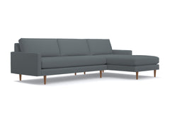 Scott 2pc Sectional Sofa :: Leg Finish: Pecan / Configuration: RAF - Chaise on the Right