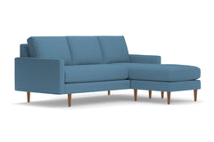 Scott Reversible Chaise Sofa :: Leg Finish: Pecan