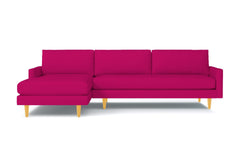 Scott 2pc Sectional Sofa :: Leg Finish: Natural / Configuration: LAF - Chaise on the Left