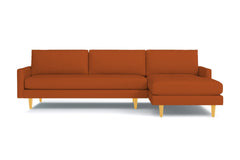 Scott 2pc Sectional Sofa :: Leg Finish: Natural / Configuration: RAF - Chaise on the Right