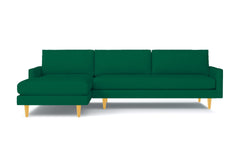 Scott 2pc Sectional Sofa :: Leg Finish: Natural / Configuration: LAF - Chaise on the Left