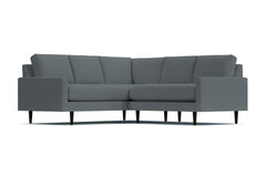 Scott 2pc L-Sectional w/ Loveseat :: Leg Finish: Espresso