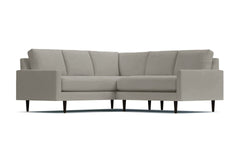 Scott 2pc L-Sectional w/ Loveseat :: Leg Finish: Espresso