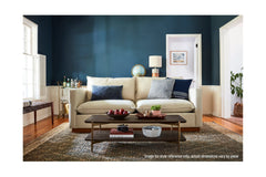 Olivia Twin Size Sleeper Sofa Bed :: Leg Finish: Espresso / Sleeper Option: Deluxe Innerspring Mattress