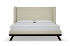 Tatum Upholstered Platform Bed :: Leg Finish: Espresso / Size: Full Size